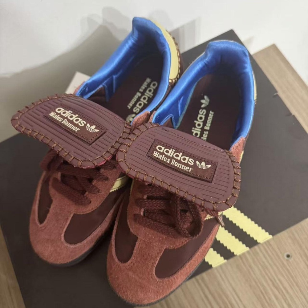 Adidas Samba Wales Bonner X Samba Nylon Brown Sneaker (US women 9/men 7.5)